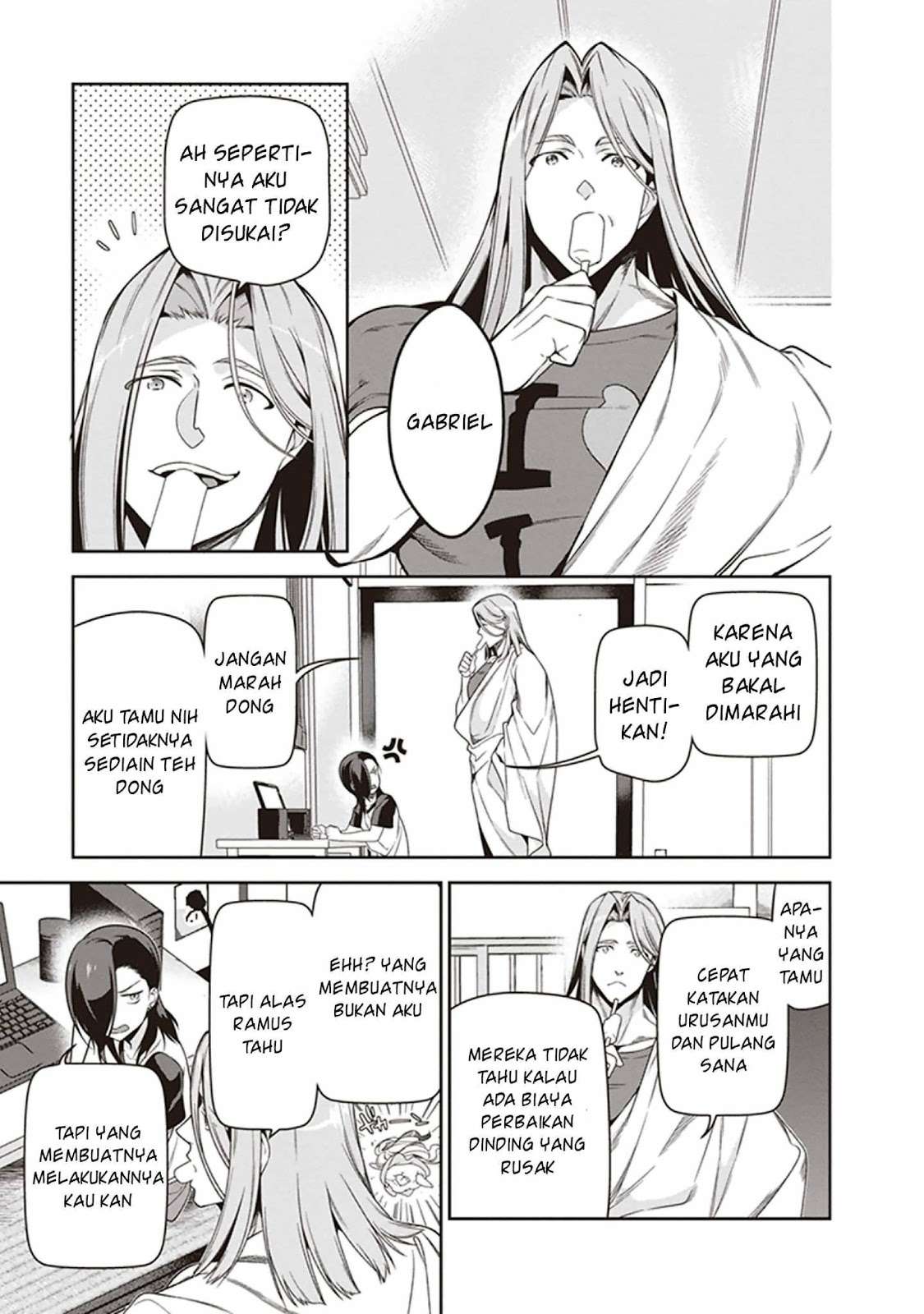 Hataraku Maou-sama! Bab 48 halaman 3