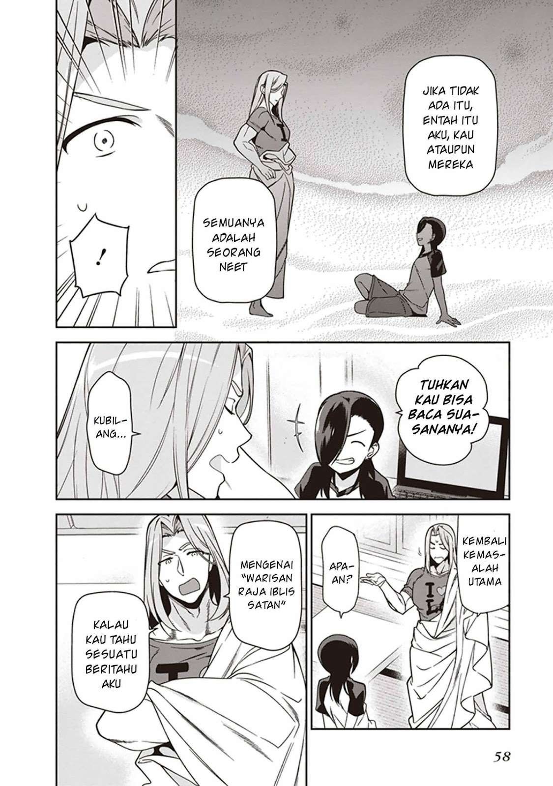 Hataraku Maou-sama! Bab 48 halaman 12