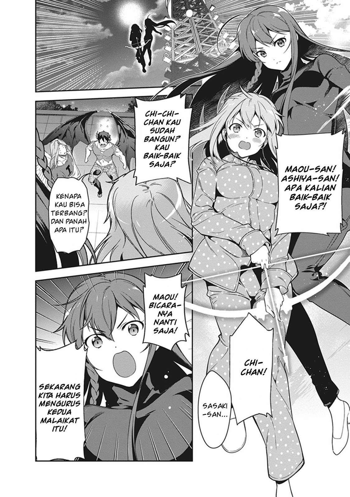 Hataraku Maou-sama! Bab 53 halaman 34