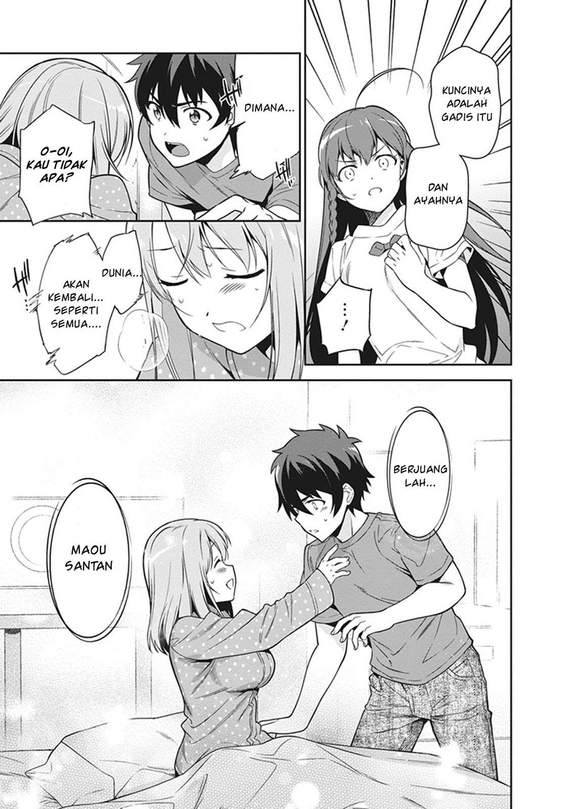 Hataraku Maou-sama! Bab 54 halaman 19
