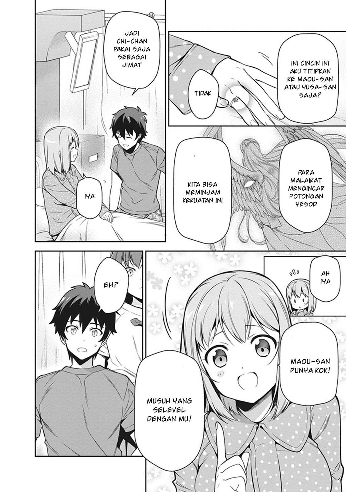 Hataraku Maou-sama! Bab 54 halaman 22