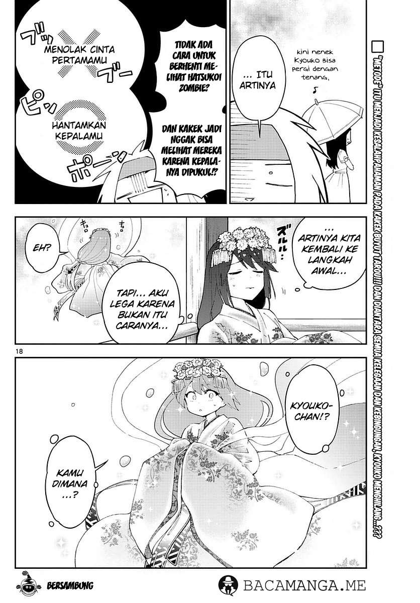 Hatsukoi Zombie Bab 73 halaman 18