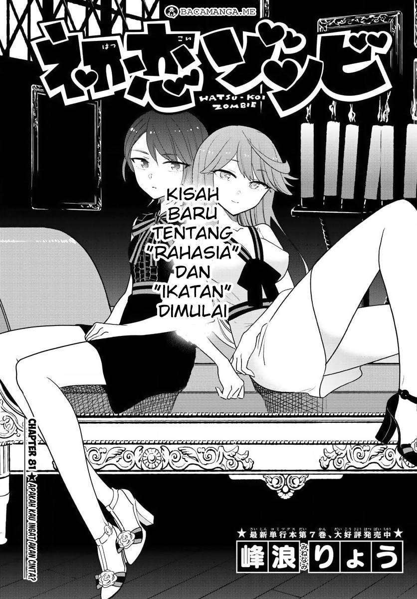 Hatsukoi Zombie chapter 81 halaman 2
