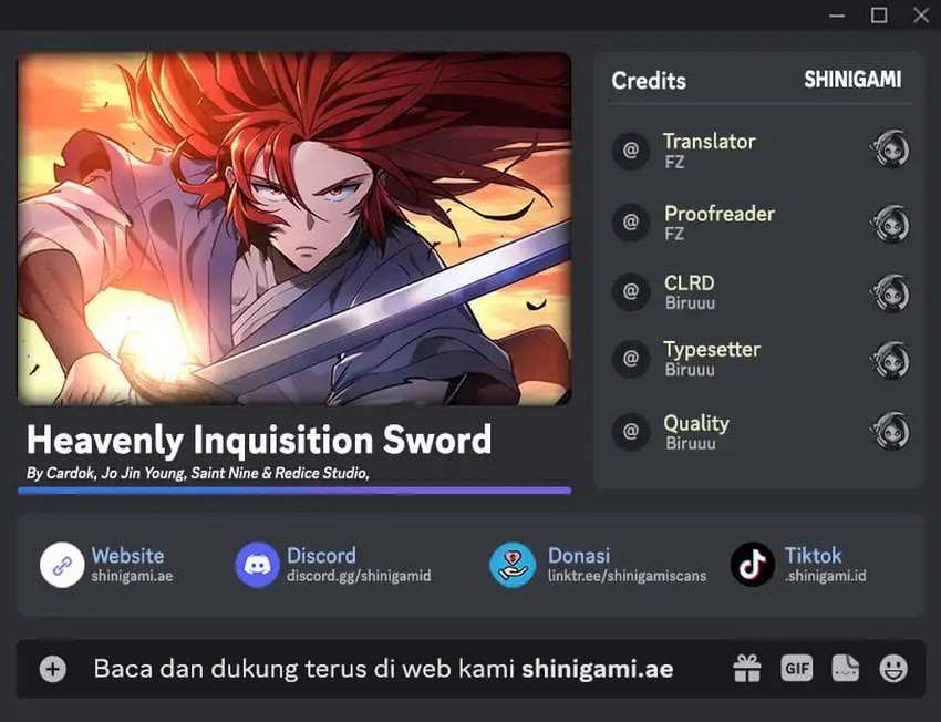 Heavenly Inquisition Sword Bab 113 halaman 1