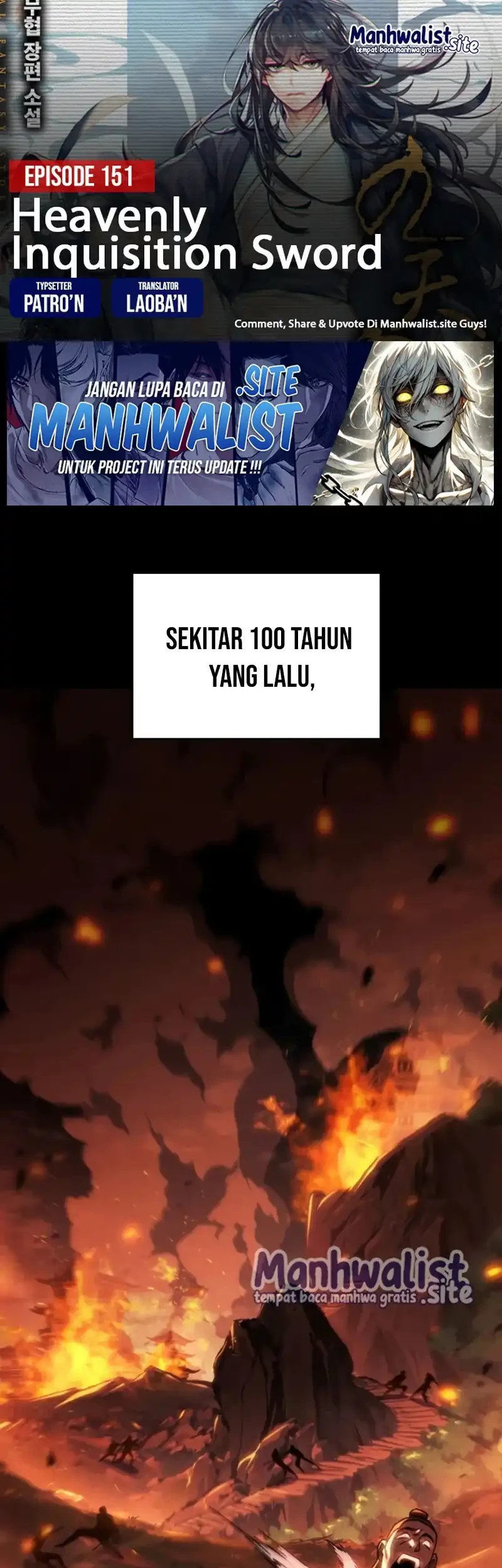 Heavenly Inquisition Sword Bab 151 halaman 1