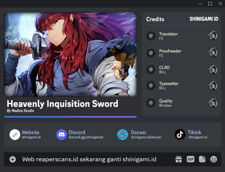 Heavenly Inquisition Sword chapter 49 halaman 1