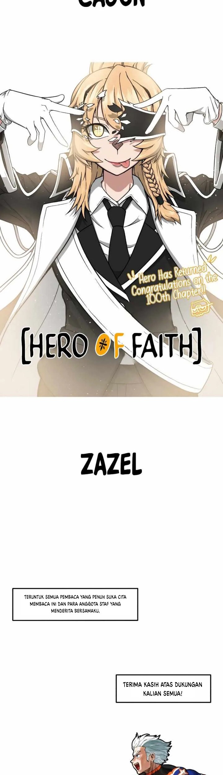 Hero Has Returned Bab 102 halaman 100