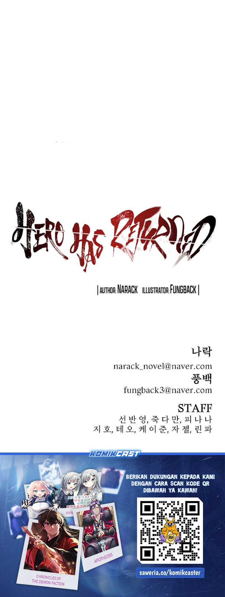 Hero Has Returned chapter 130 halaman 65