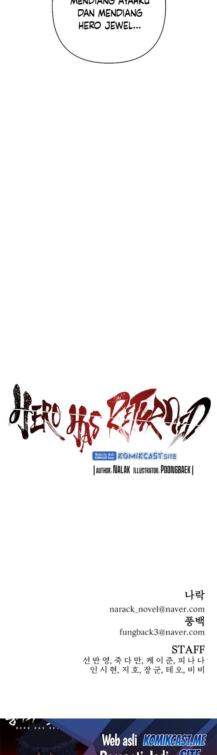 Hero Has Returned Bab 76 halaman 128