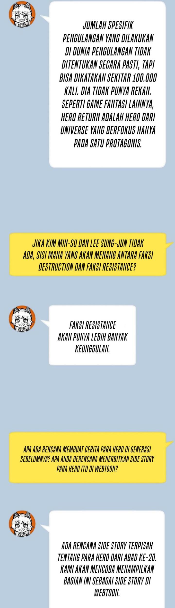 Hero Has Returned Bab 85 halaman 13
