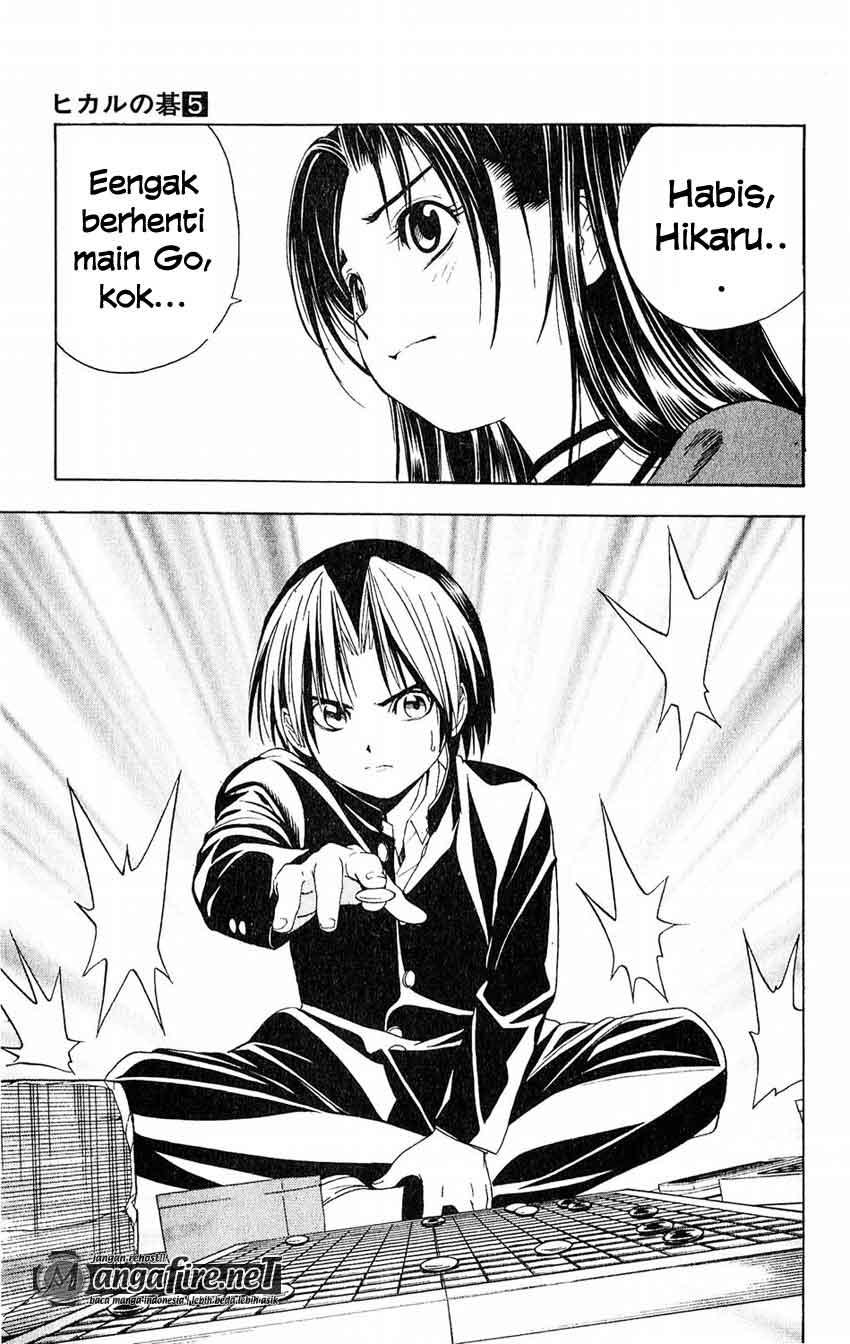 Hikaru no Go chapter 42 halaman 21