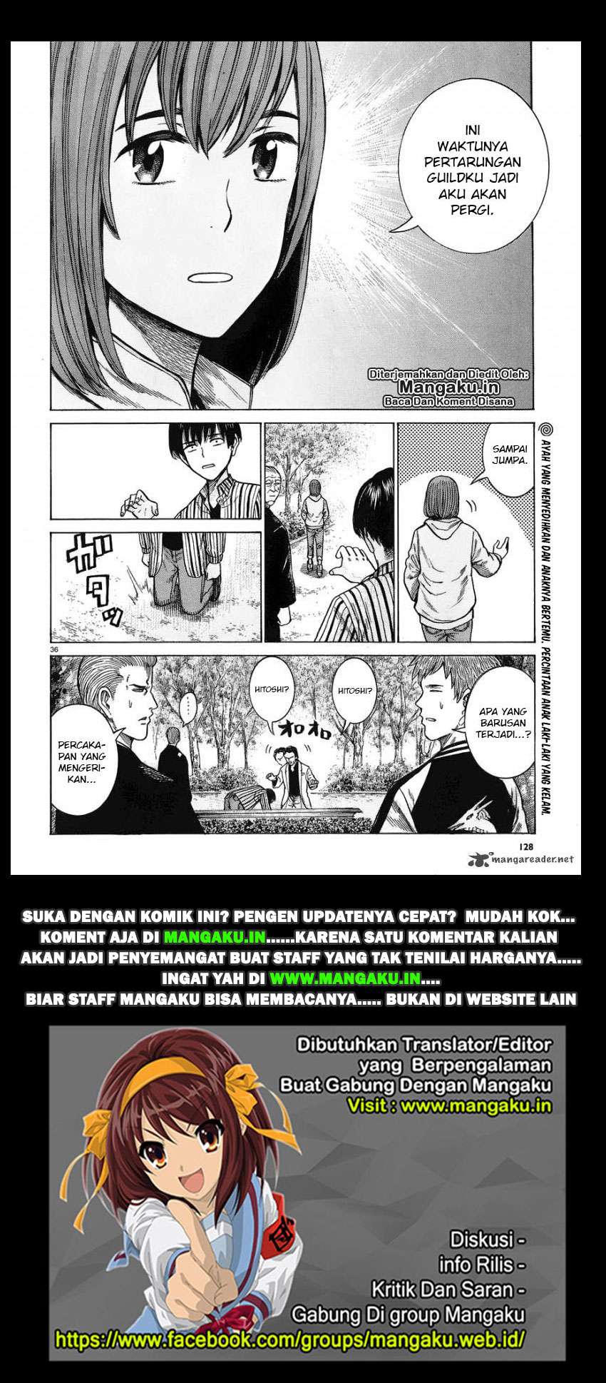 Hinamatsuri chapter 60 halaman 36