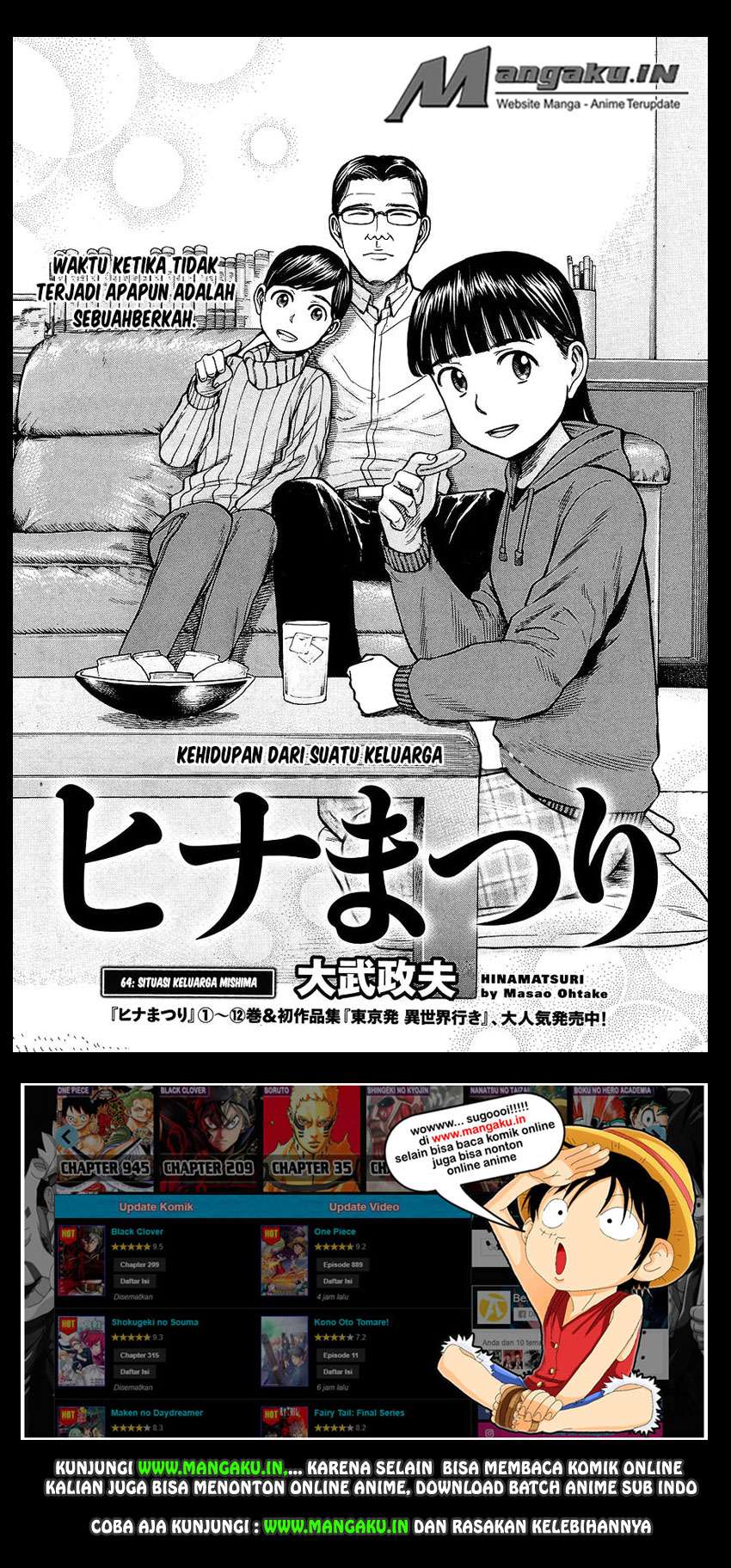 Hinamatsuri Bab 64 halaman 2