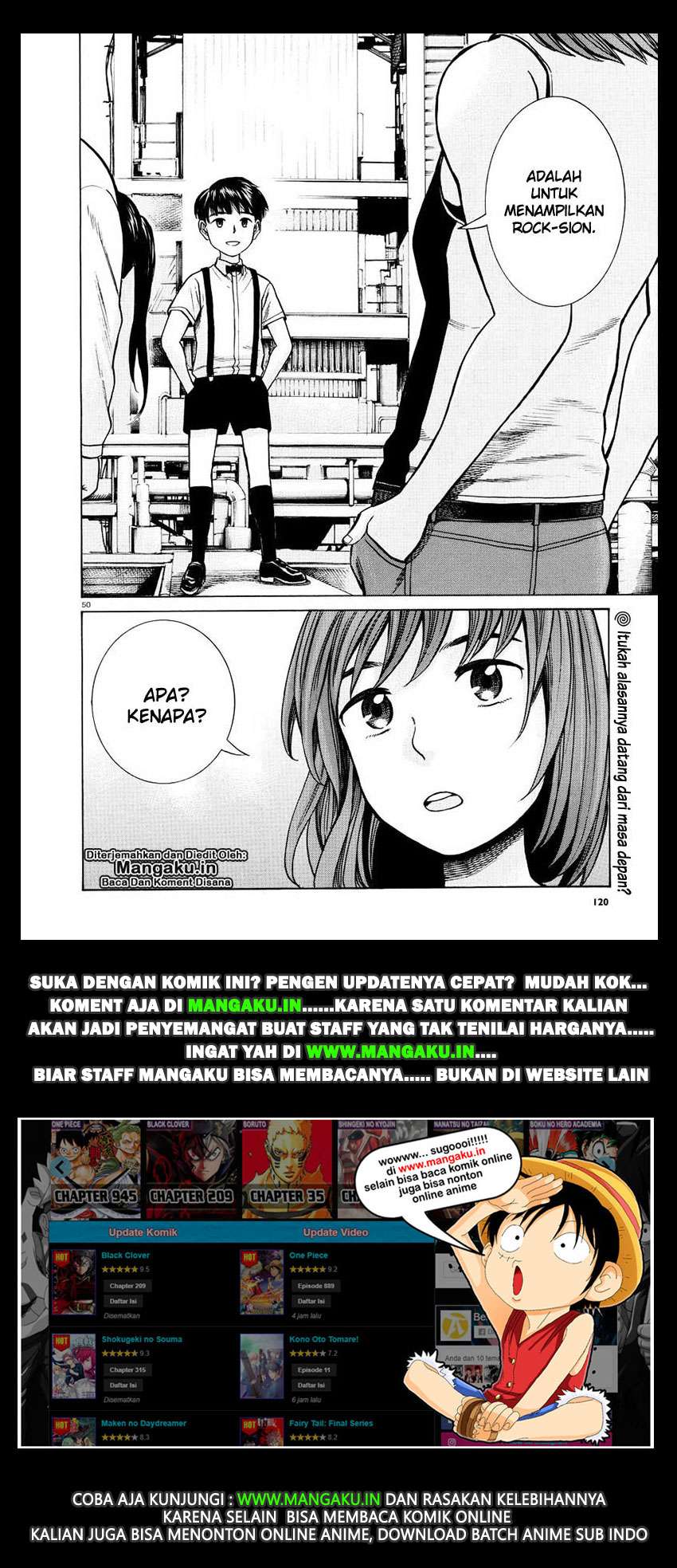 Hinamatsuri chapter 68 halaman 50