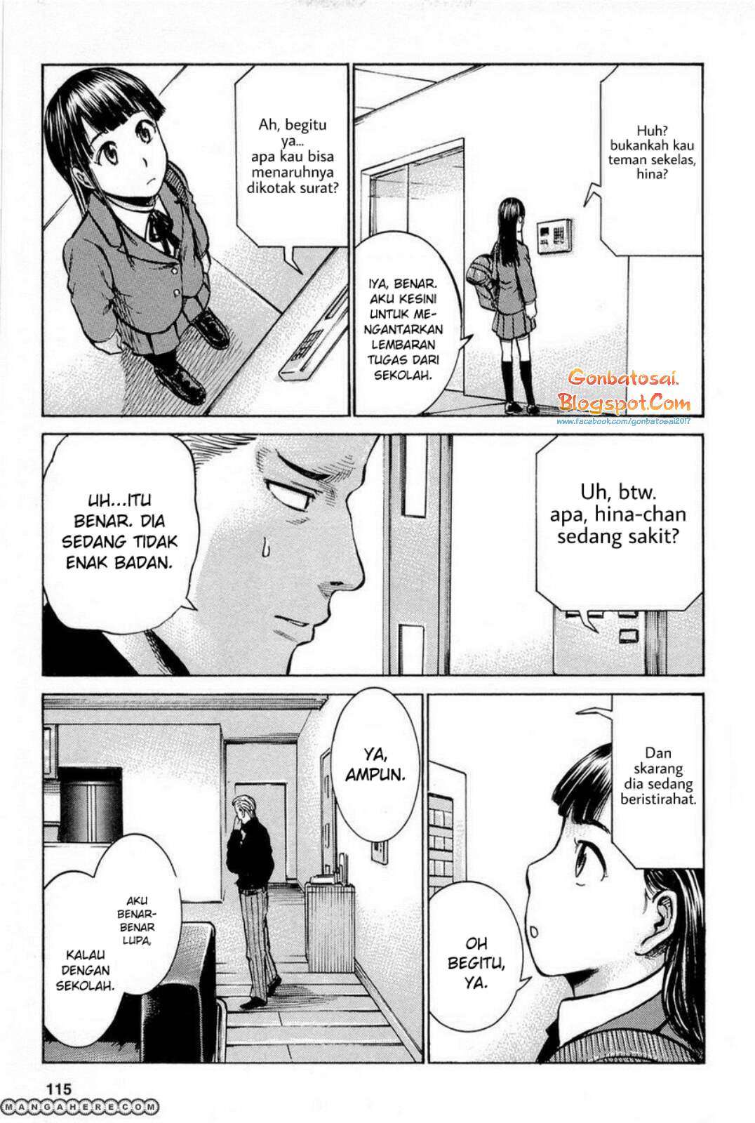 Hinamatsuri chapter 9 halaman 15