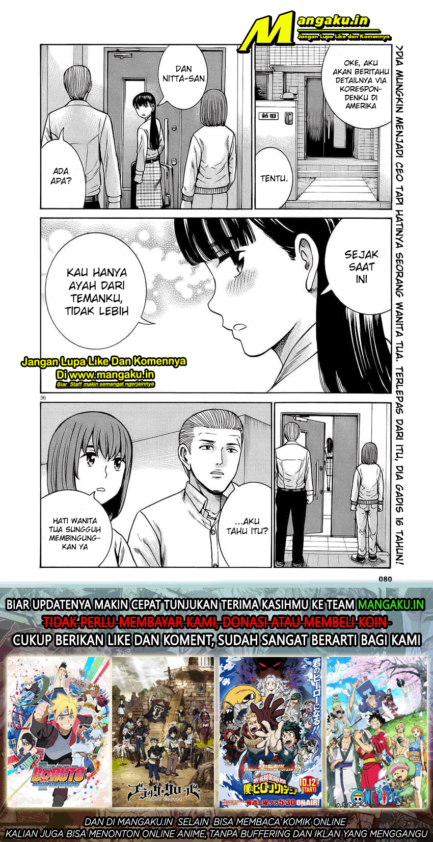 Hinamatsuri Bab 93 halaman 37