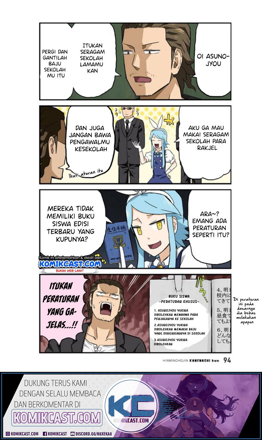 Hinmin Choujin Kanenashi-kun chapter 21 halaman 4