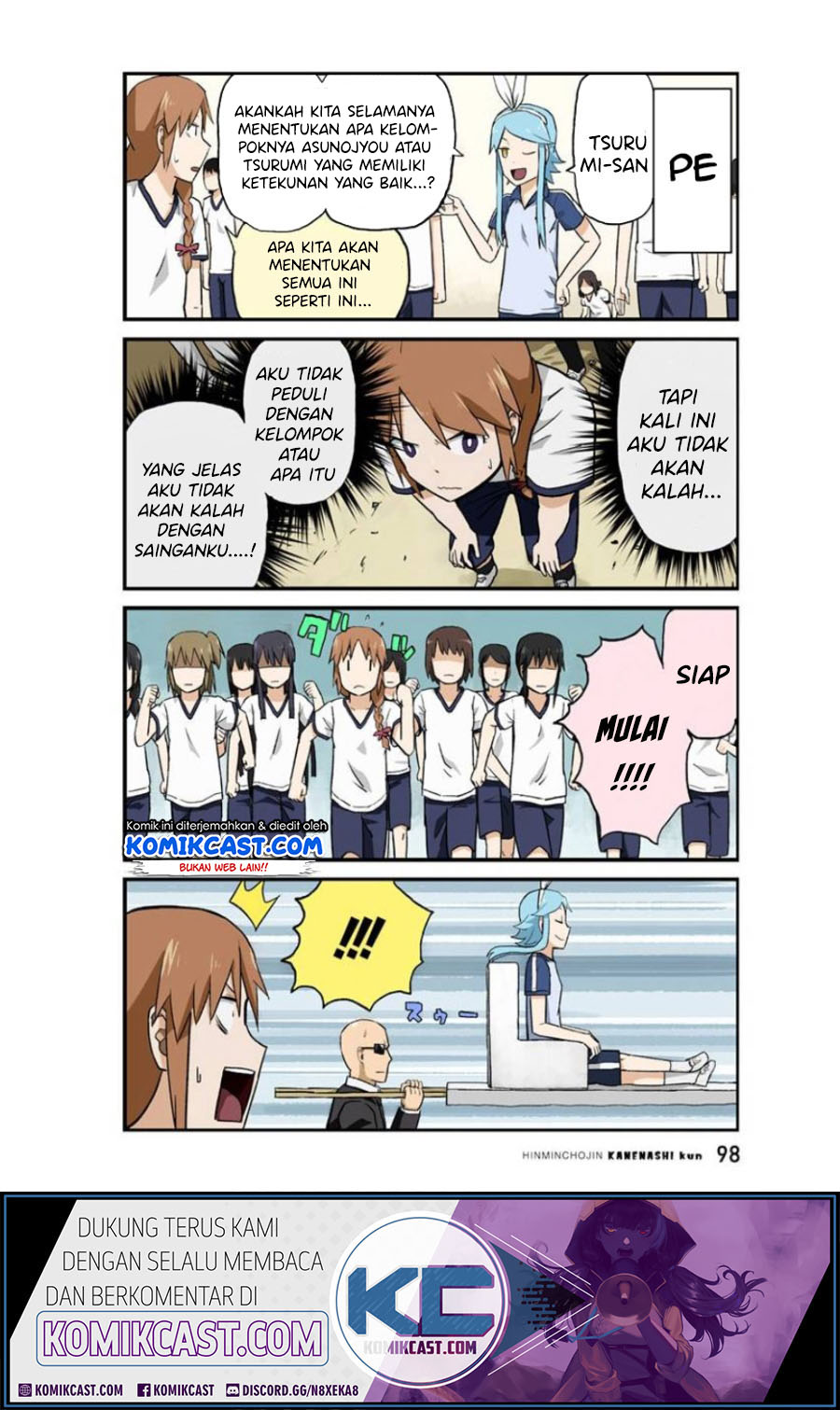 Hinmin Choujin Kanenashi-kun chapter 21 halaman 8