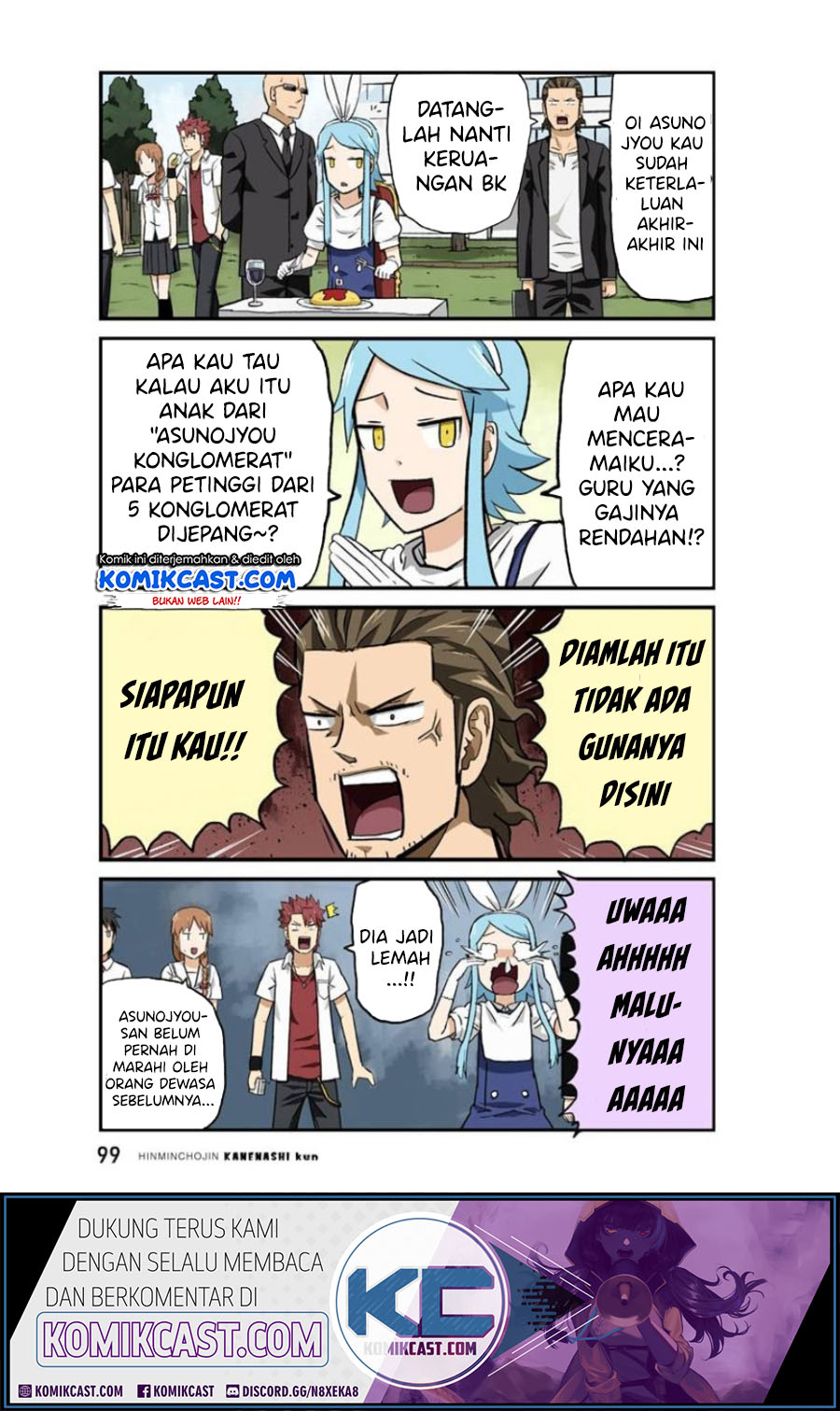 Hinmin Choujin Kanenashi-kun chapter 21 halaman 9
