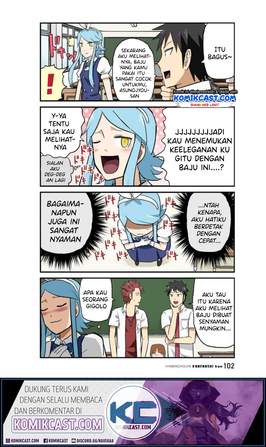 Hinmin Choujin Kanenashi-kun chapter 21 halaman 12