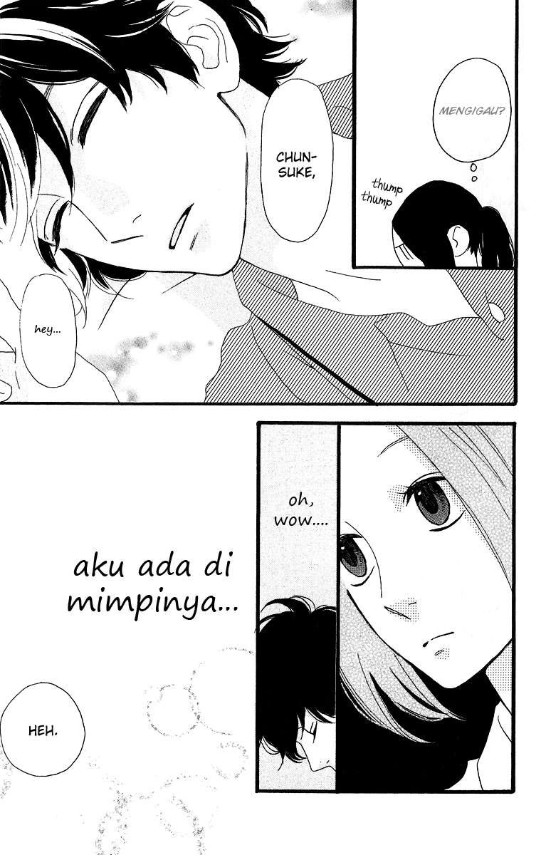 Hirunaka no Ryuusei Bab 14 halaman 22