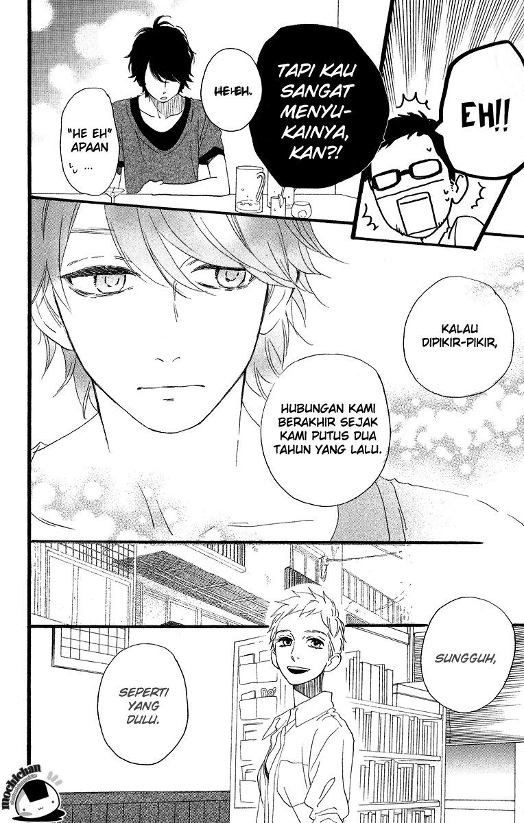 Hirunaka no Ryuusei Bab 20 halaman 22