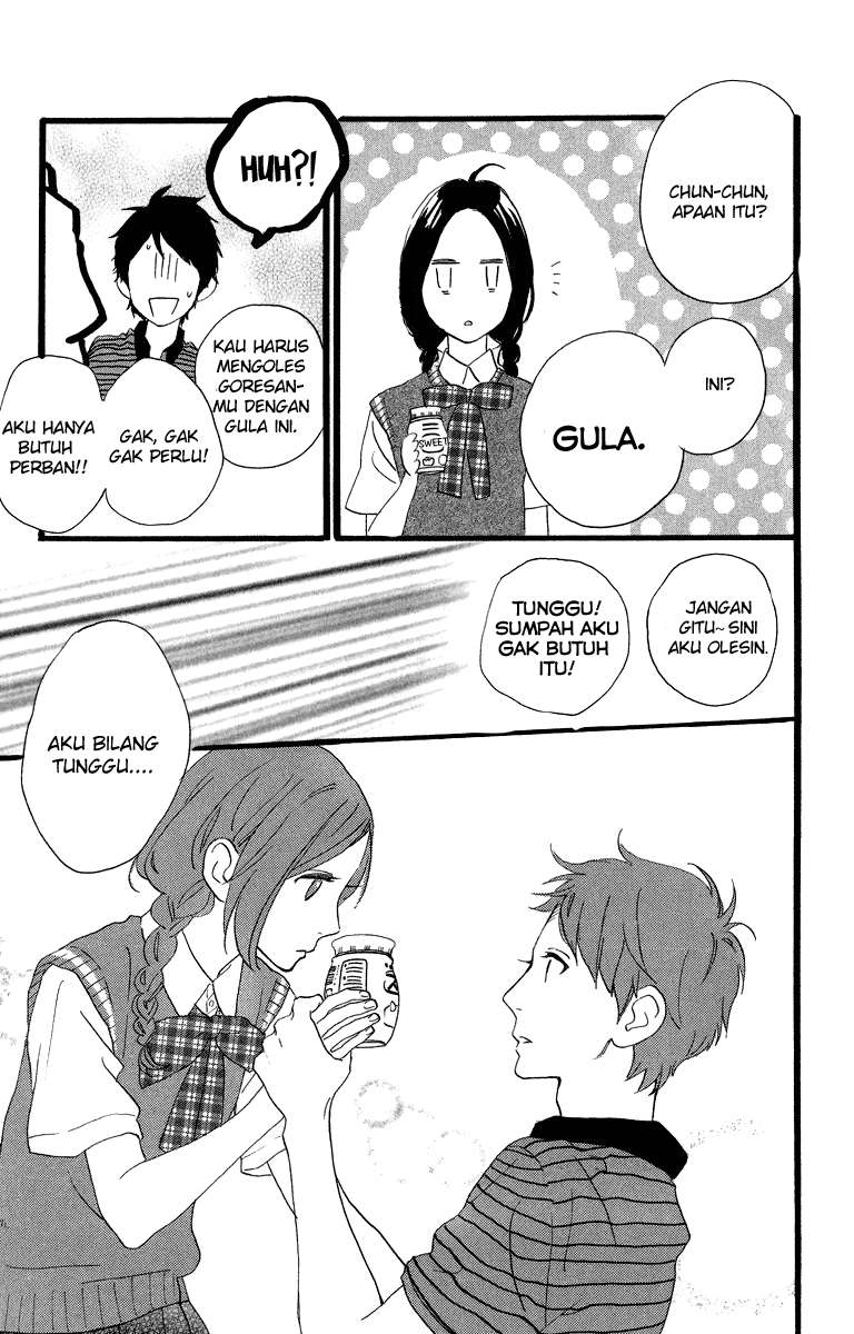 Hirunaka no Ryuusei Bab 28 halaman 14