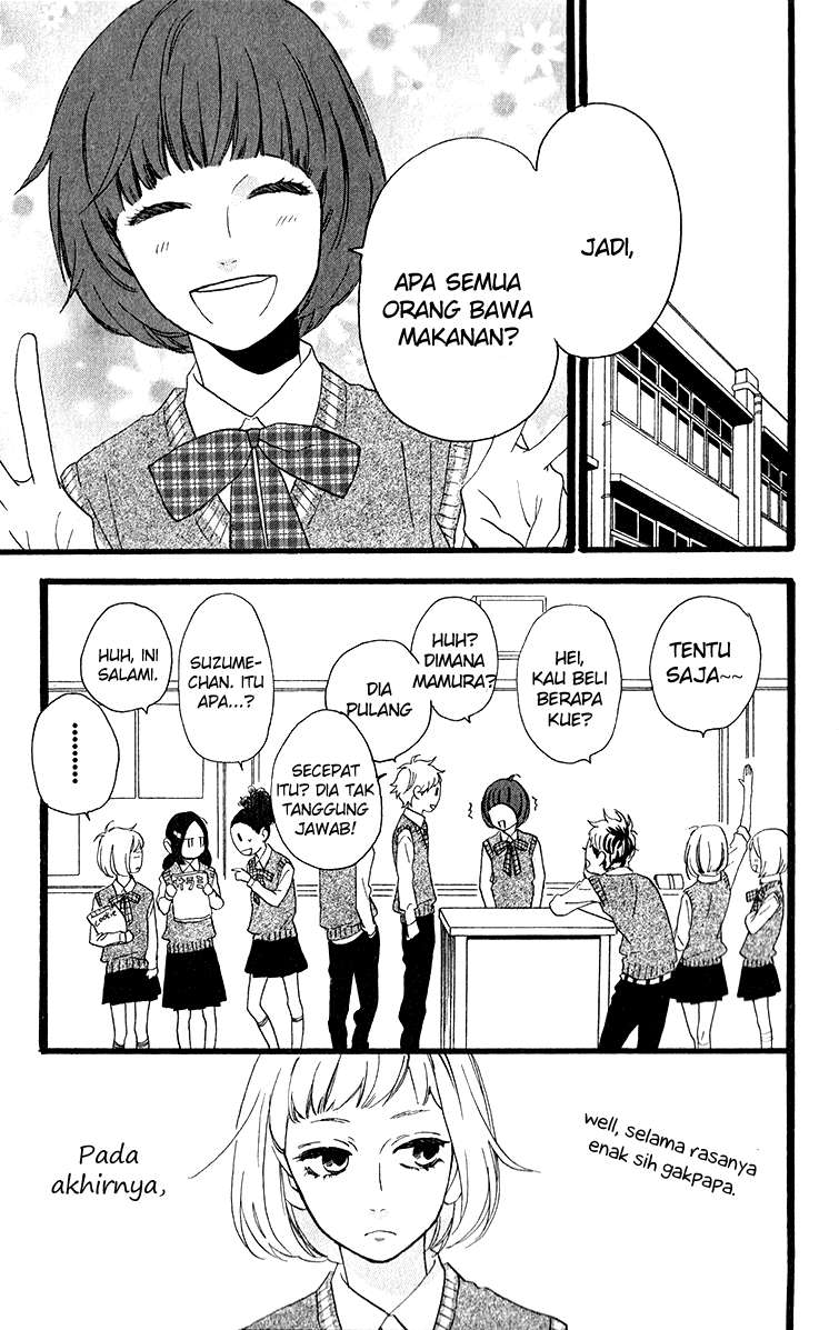 Hirunaka no Ryuusei Bab 34 halaman 18