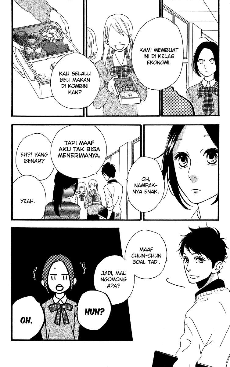 Hirunaka no Ryuusei Bab 36 halaman 18