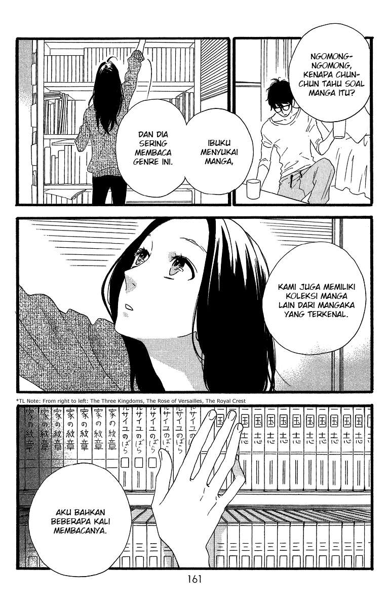 Hirunaka no Ryuusei Bab 40 halaman 26