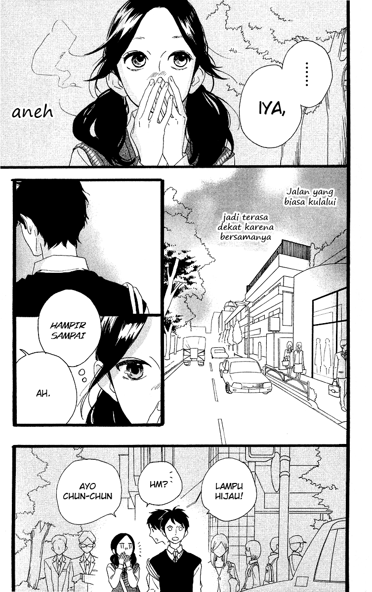 Hirunaka no Ryuusei Bab 43 halaman 22