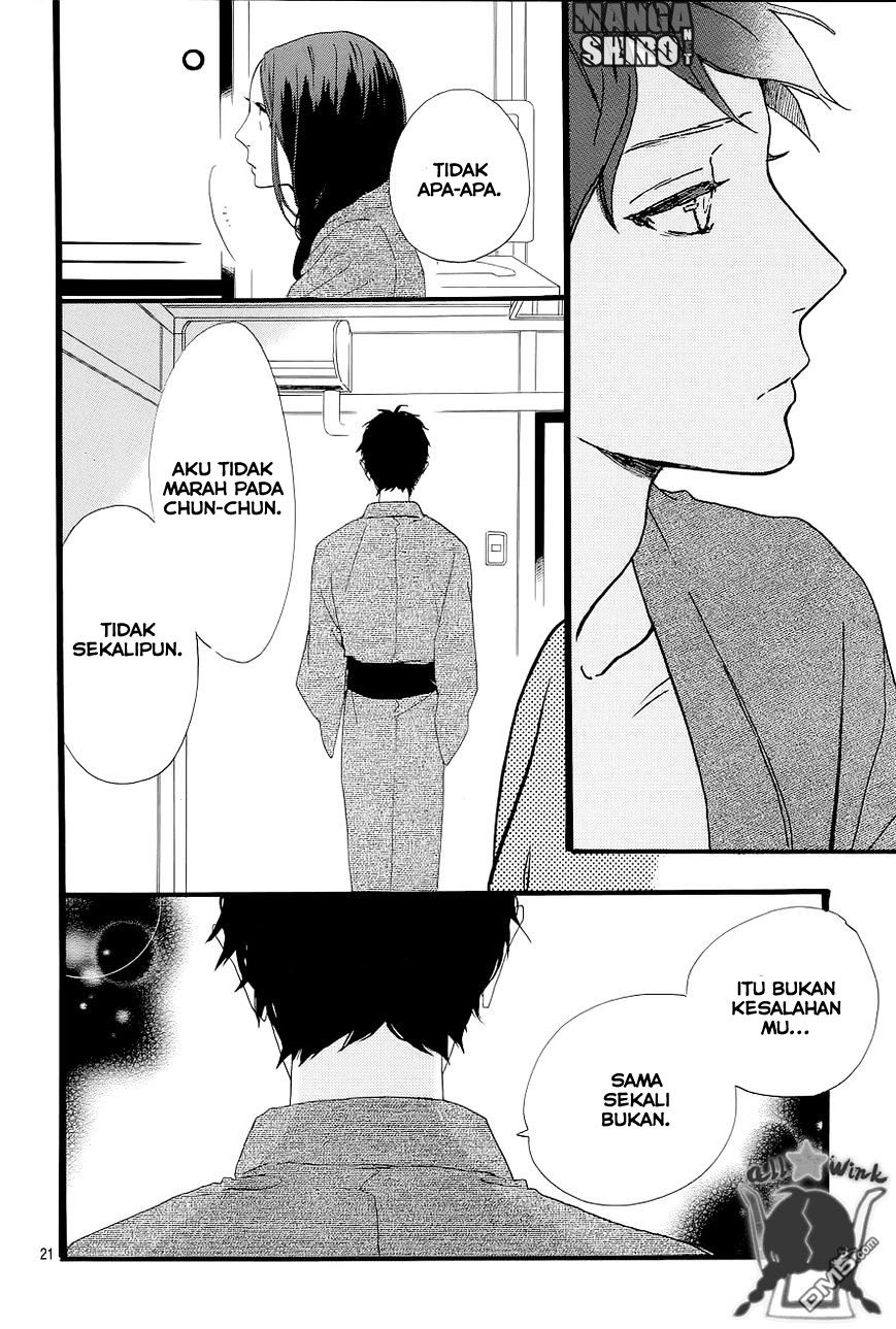 Hirunaka no Ryuusei Bab 44 halaman 22