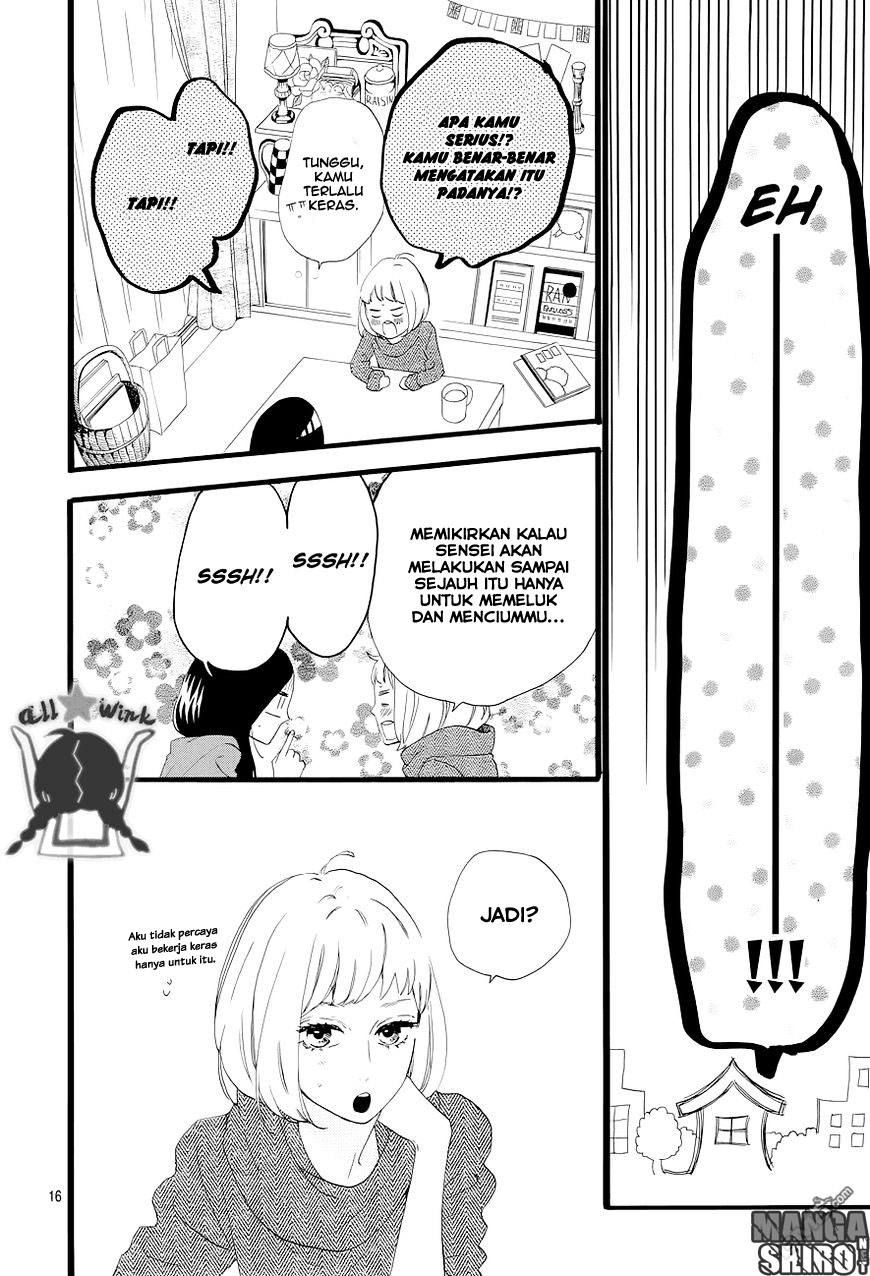 Hirunaka no Ryuusei Bab 45 halaman 17