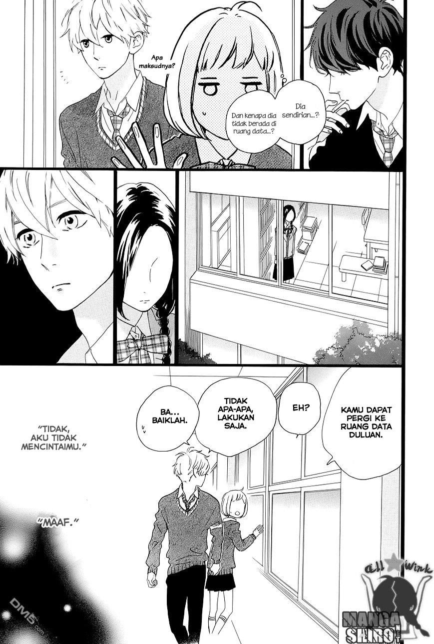 Hirunaka no Ryuusei Bab 47 halaman 22