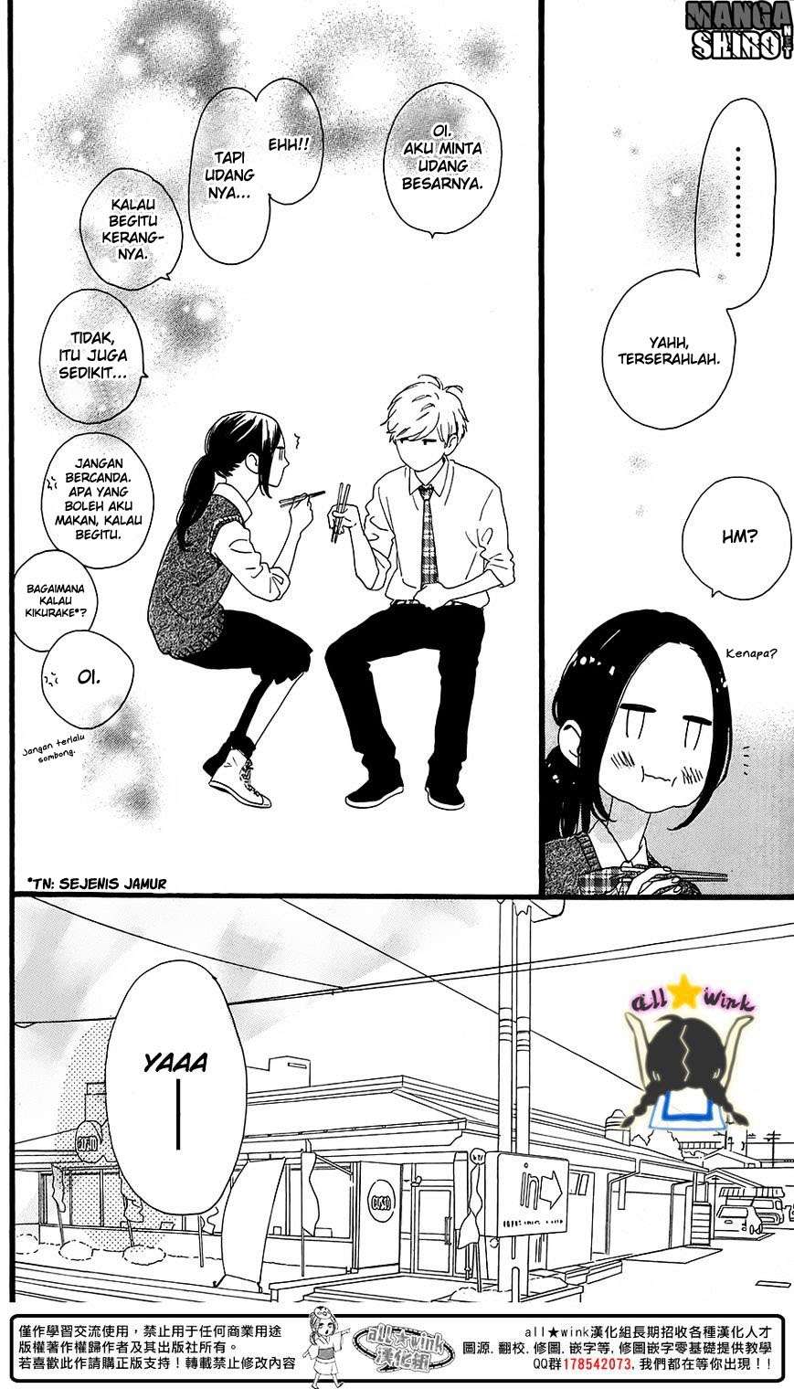 Hirunaka no Ryuusei Bab 64 halaman 9