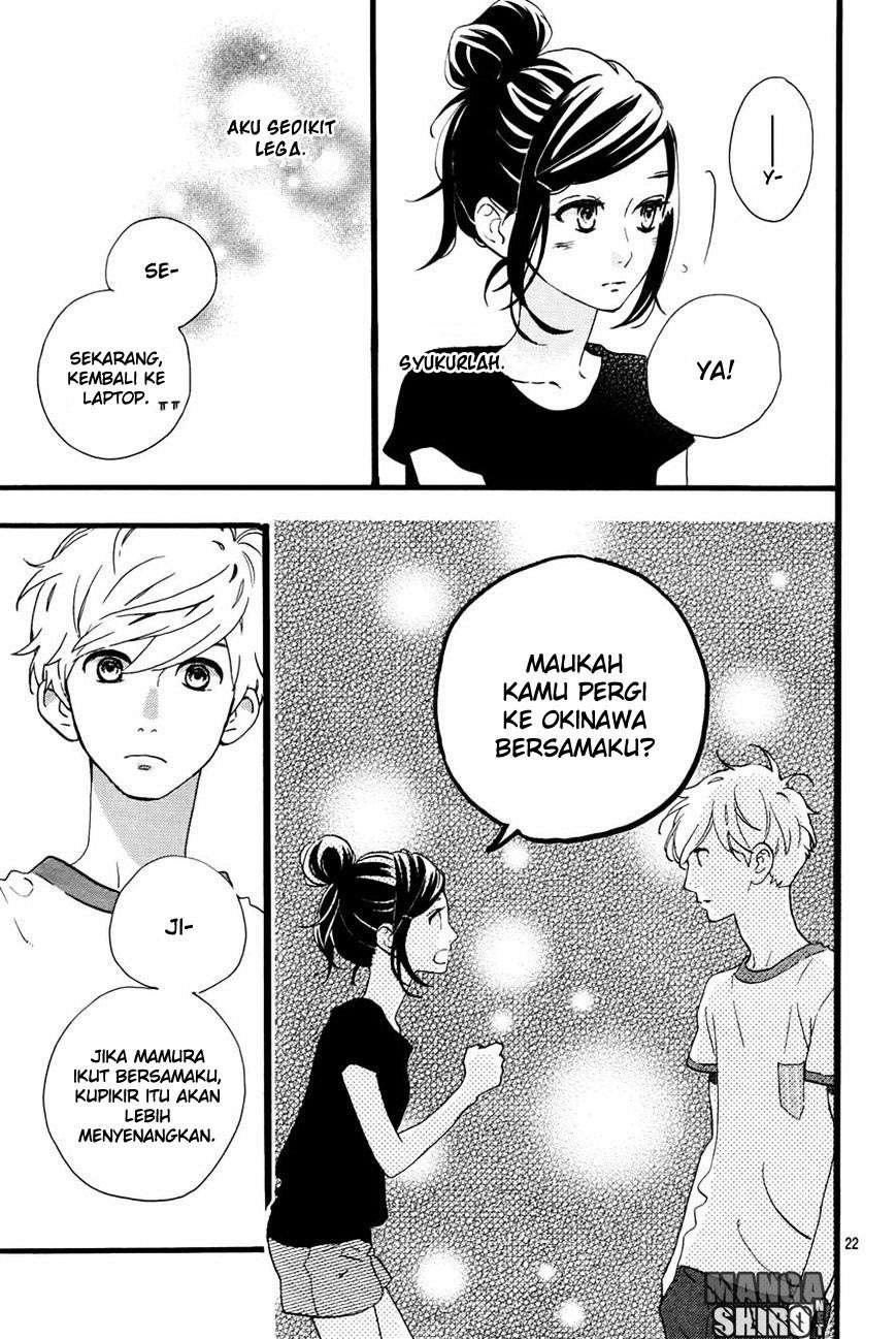 Hirunaka no Ryuusei Bab 72 halaman 23