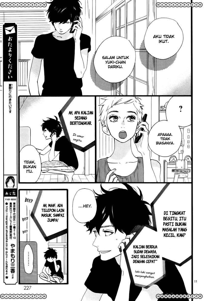 Hirunaka no Ryuusei Bab 73 halaman 12