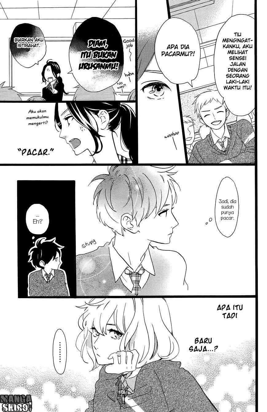 Hirunaka no Ryuusei Bab 78.5 halaman 34