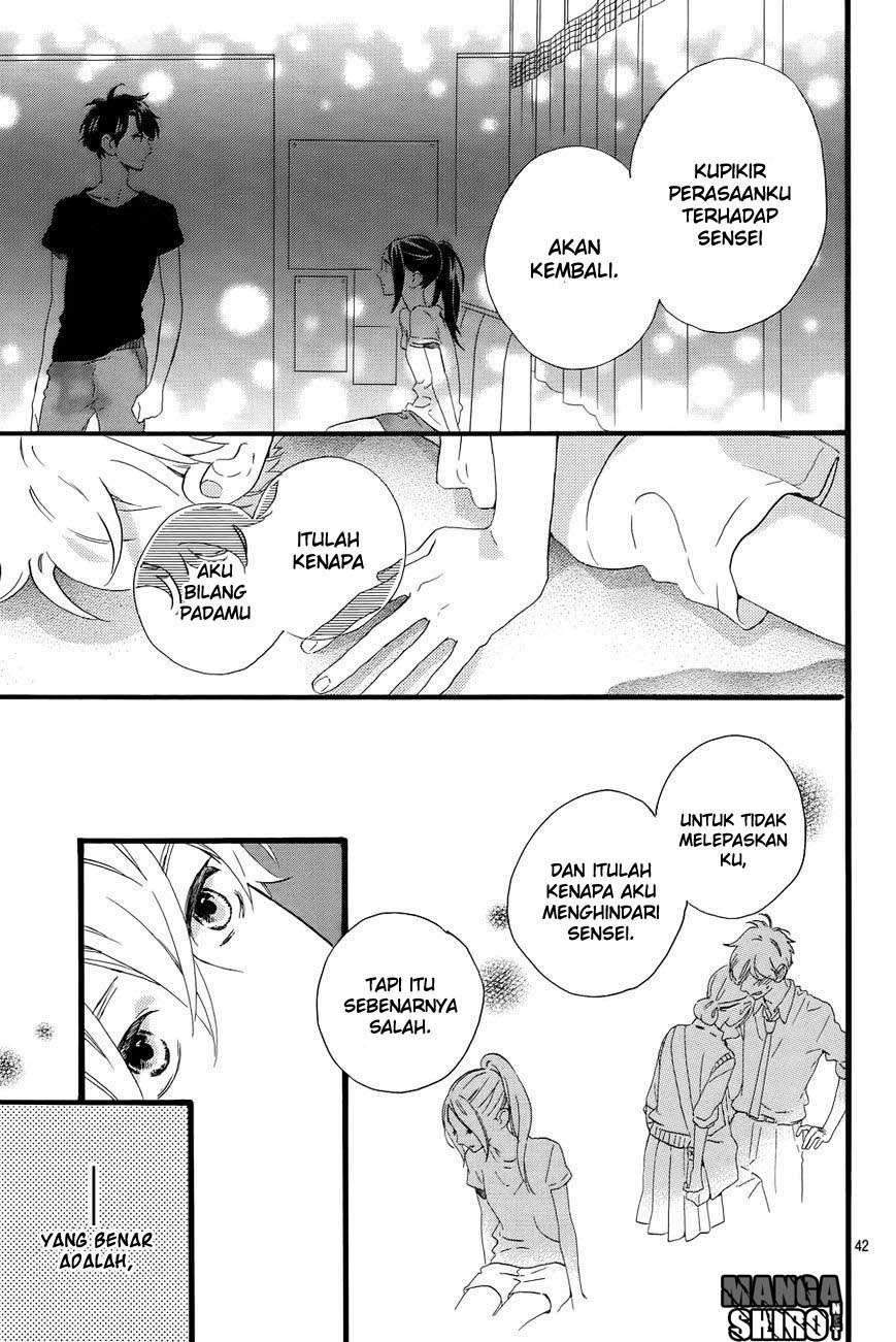Hirunaka no Ryuusei Bab 78 halaman 45