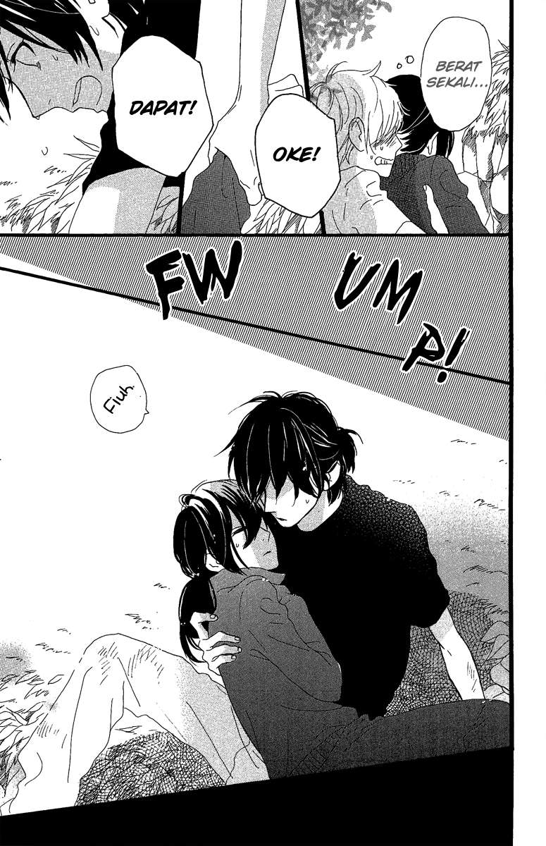 Hirunaka no Ryuusei Bab 9 halaman 22