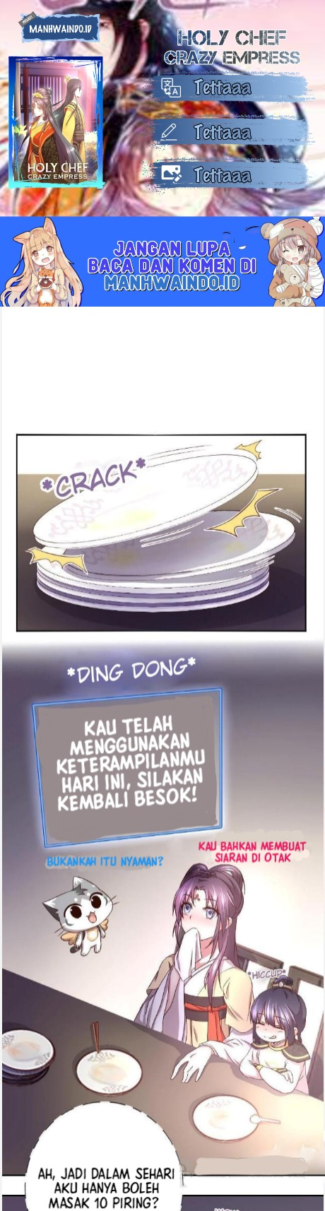 Holy Chef, Crazy Empress Bab 08 halaman 1