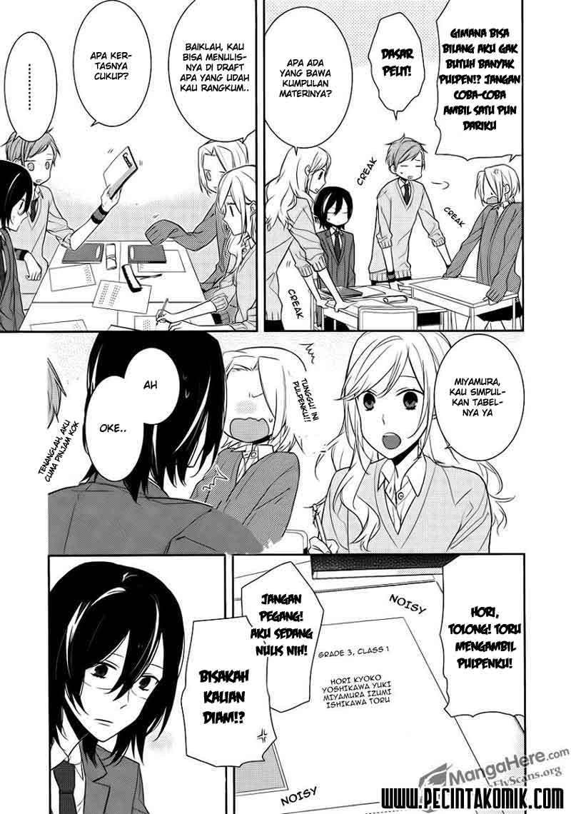 Horimiya Bab 10 halaman 17
