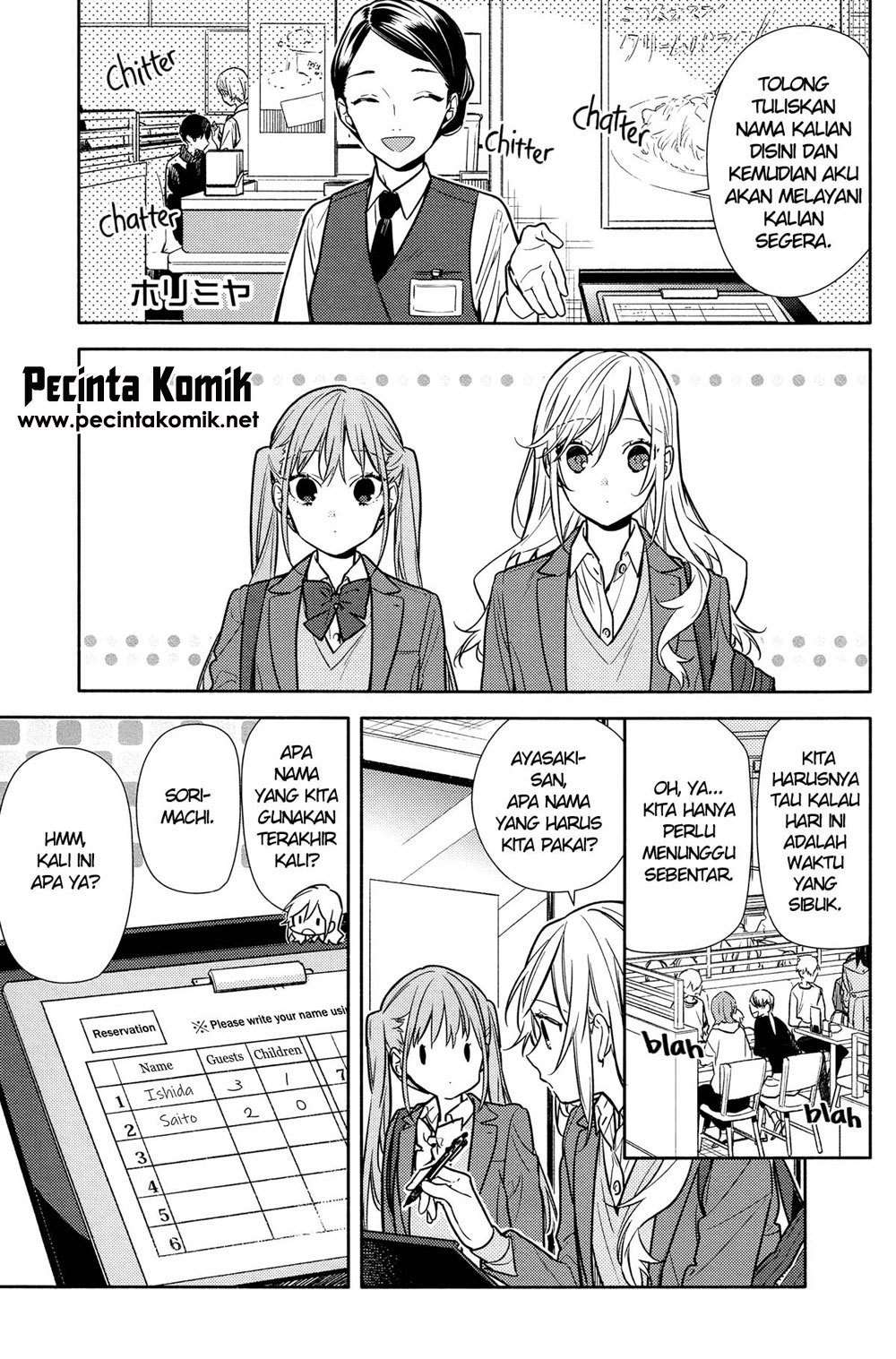 Horimiya chapter 102 halaman 1