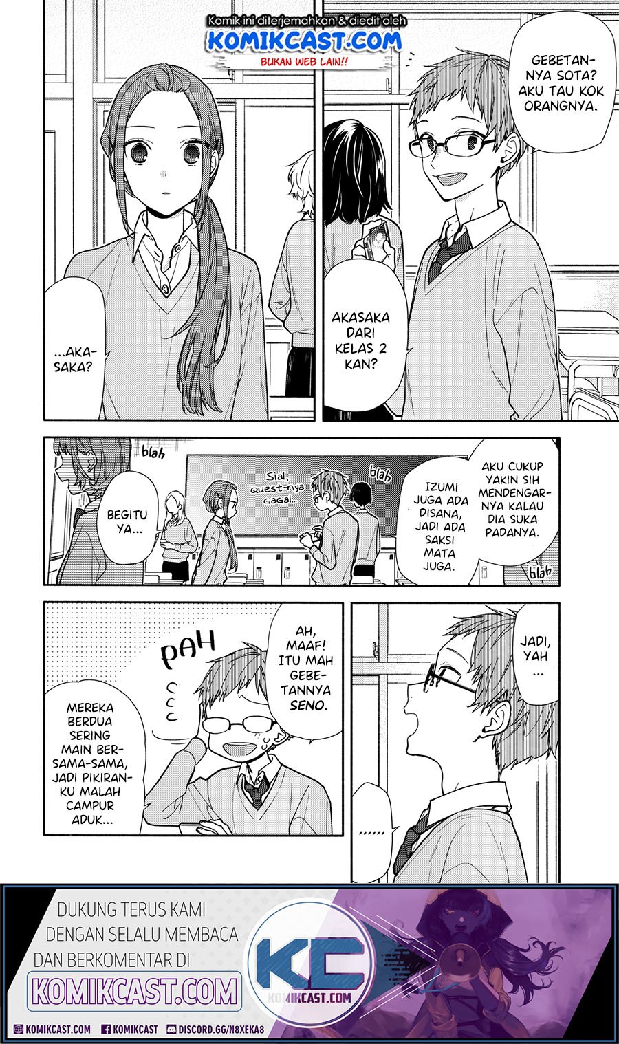 Horimiya Bab 119.6 halaman 8