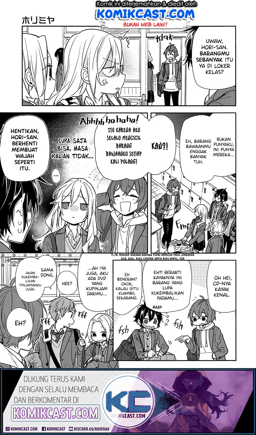 Horimiya chapter 120 halaman 6