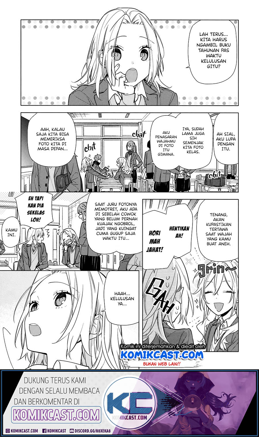 Horimiya chapter 121 halaman 10
