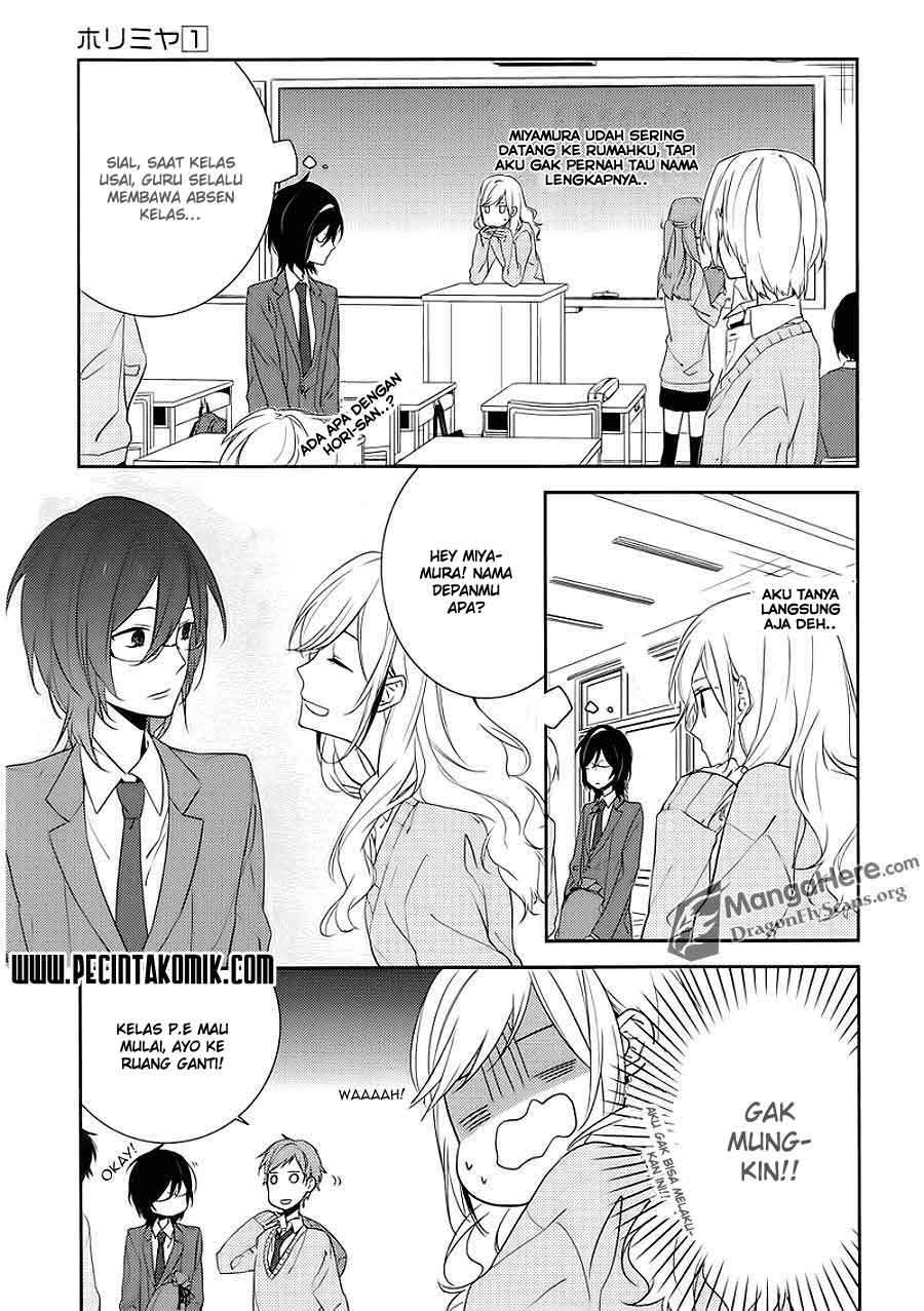Horimiya Bab 4 halaman 8