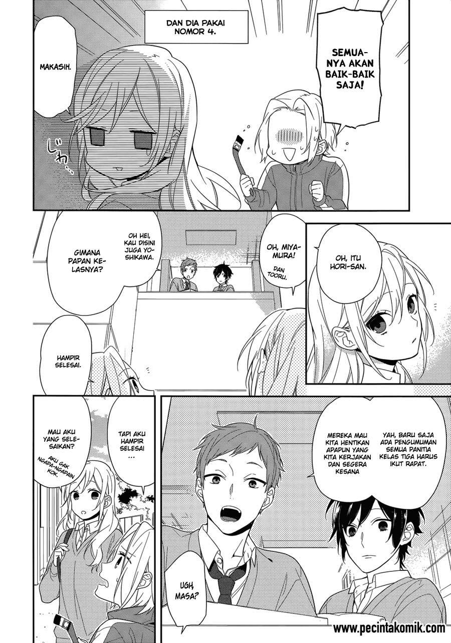 Horimiya Bab 49 halaman 14