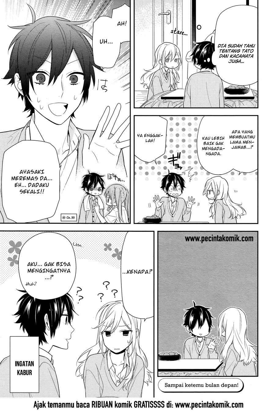 Horimiya Bab 62 halaman 12
