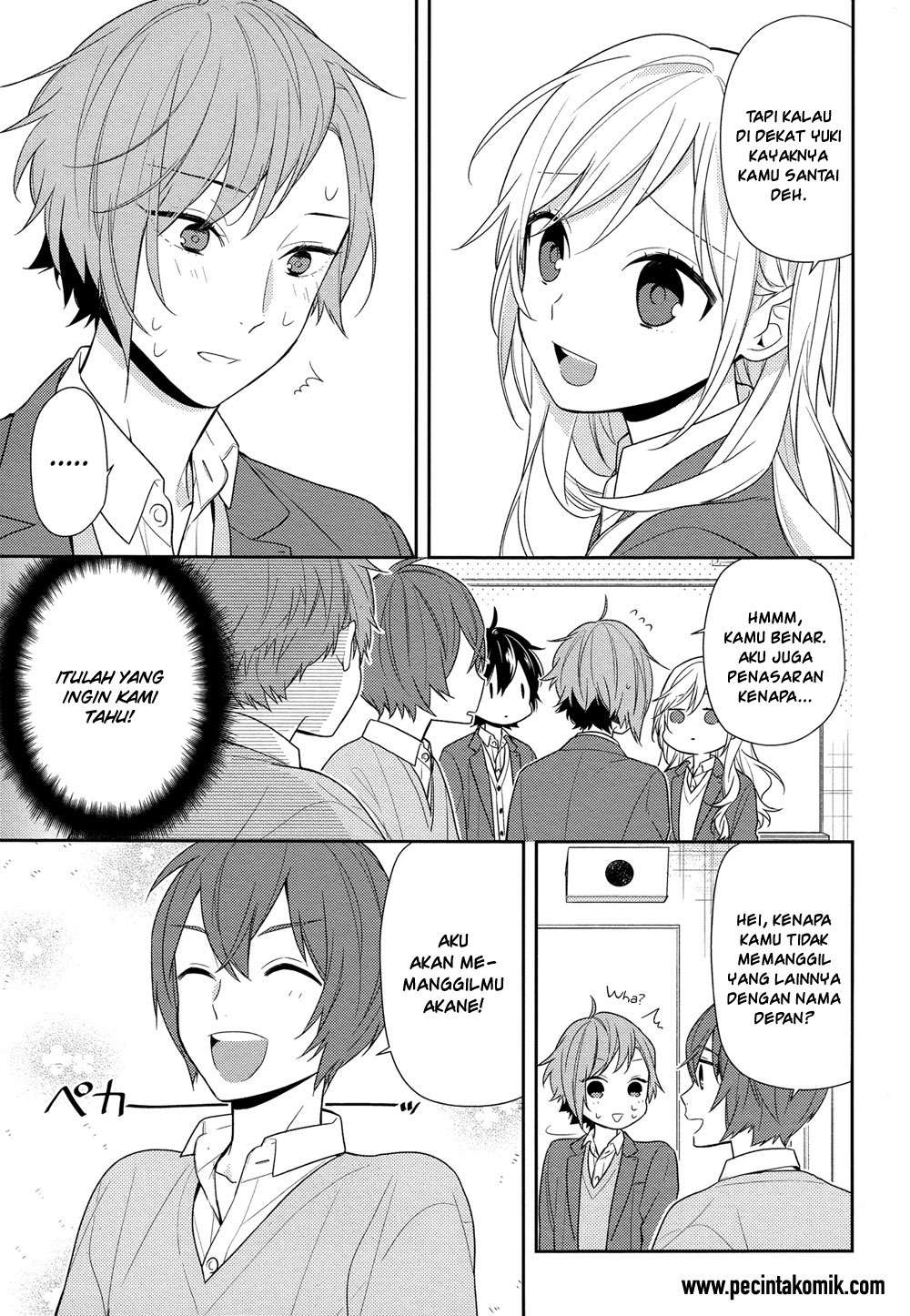 Horimiya Bab 75 halaman 6